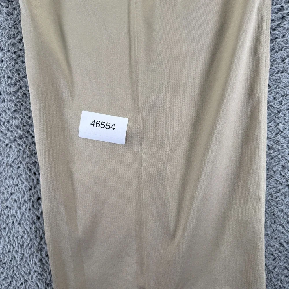 Pebble Beach Pant Mens 38x32 Beige‎ Polyester Golf Performance Straight Stretch